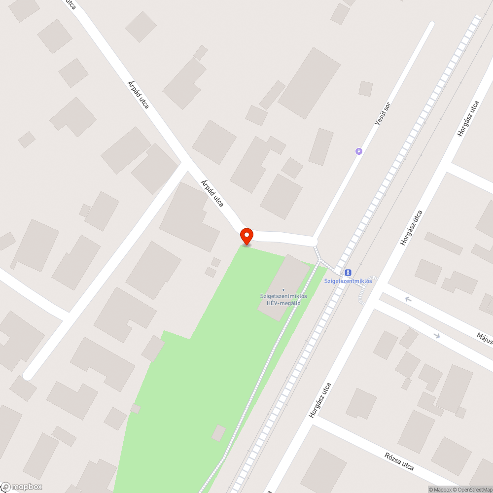 Rendszám nélküli autó - Szigetszentmiklós H bejelentés helye