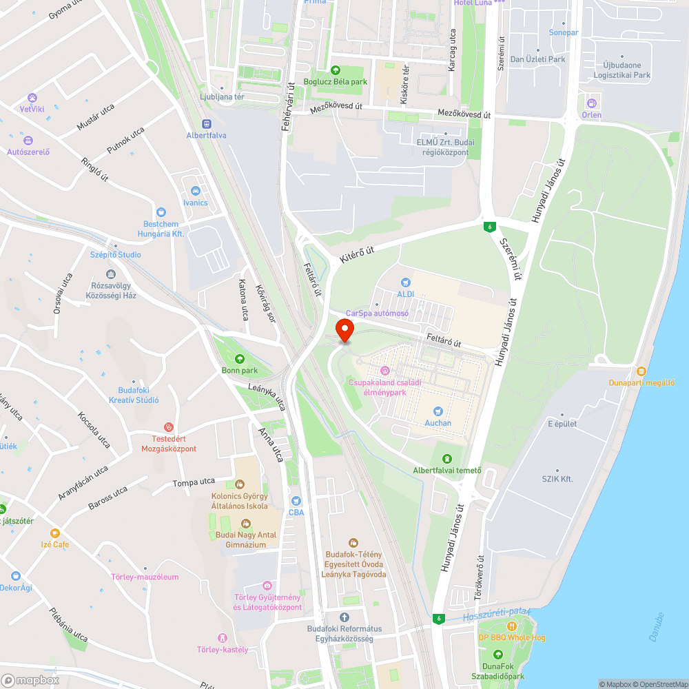 Savoya park felé bejelentés helye