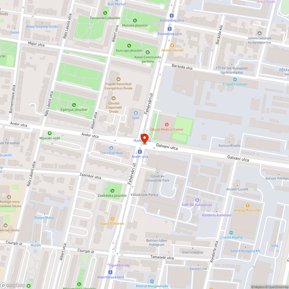 Kátyú a biciklisávban bejelentés helye