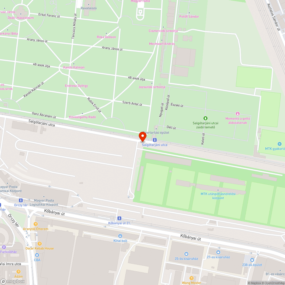 Elhagyott autók bejelentés helye