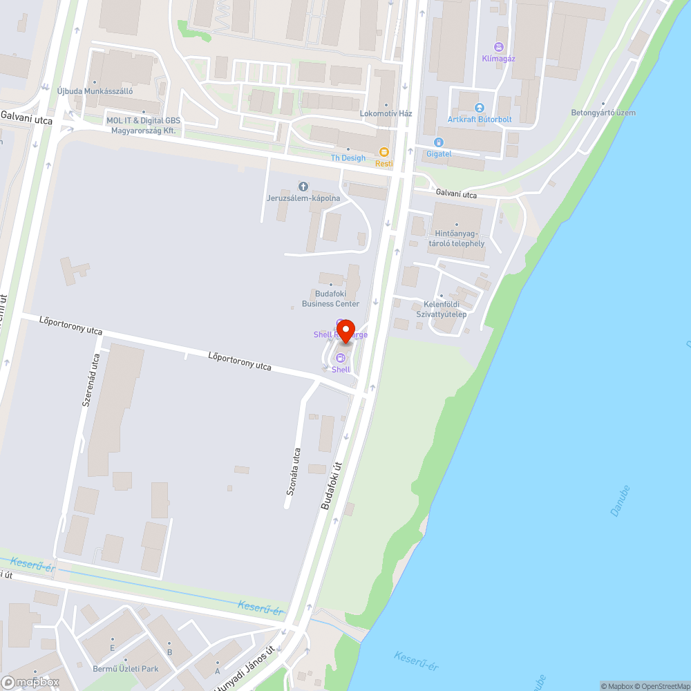 Defektes gumi a Budafoki úton bejelentés helye