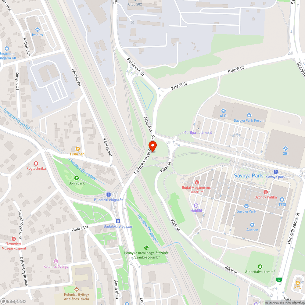 Kitakart bejelentés helye