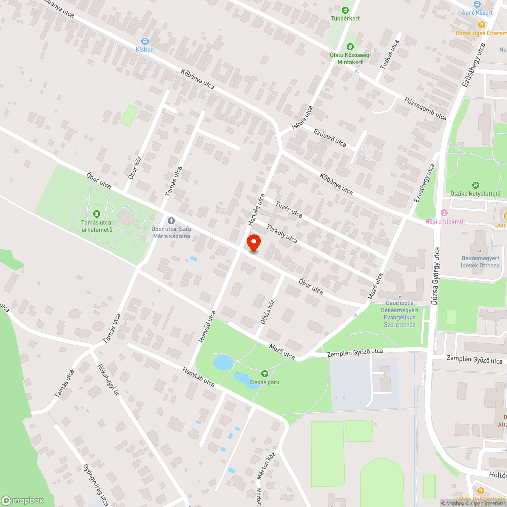 3.ker. Obor utcában a járdán állandó akadály van bejelentés helye