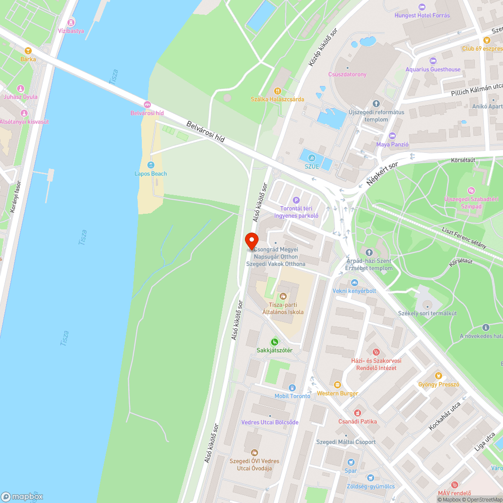 Veszélyes járdaszakasz bejelentés helye