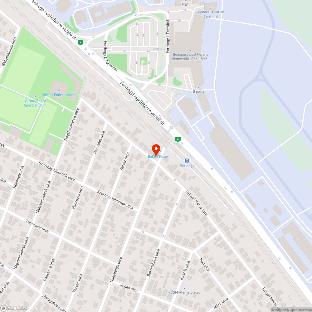 Liftek a Ferihegy vasútállomásnál bejelentés helye