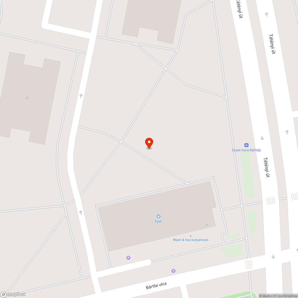 Lámpa a parkban lévő úthoz bejelentés helye