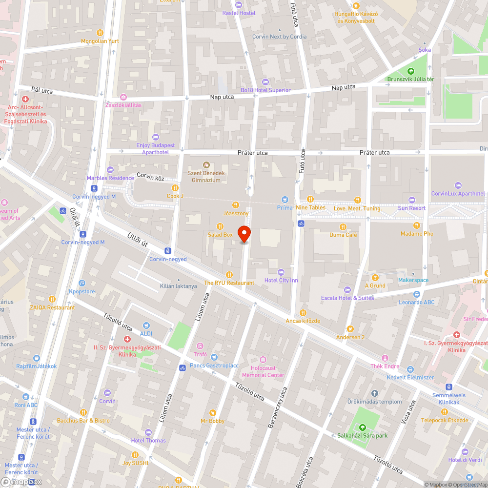 Csak szabálytalanul lehet behajtani a Corvin pláza parkolójába bejelentés helye