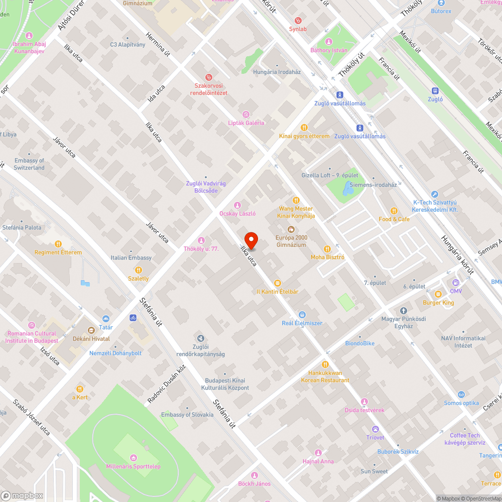 Kátyú és szemét az Ilka utcában bejelentés helye