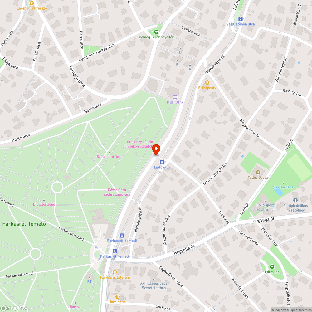 Hiányzó zebra bejelentés helye