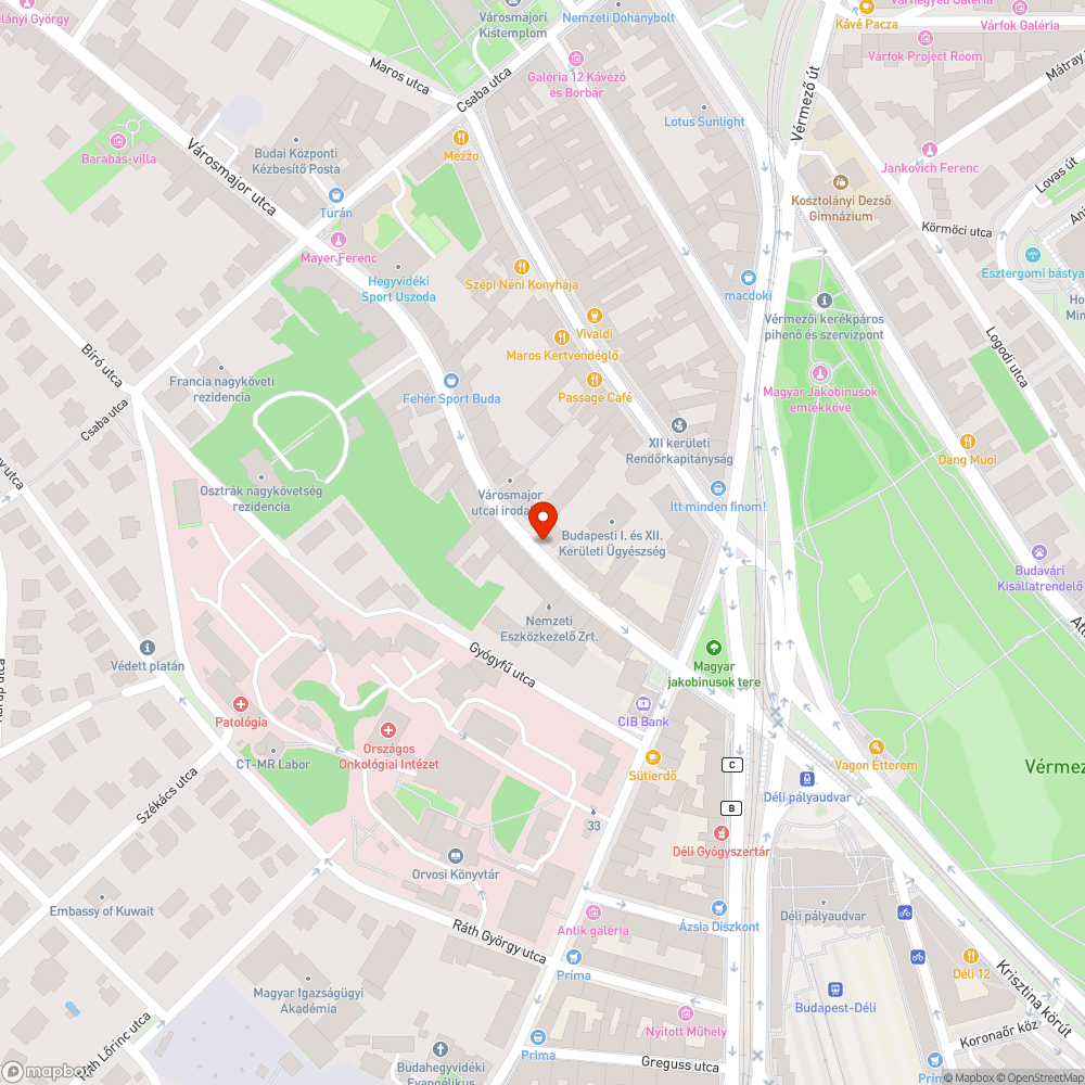 Megsüllyedt fedlap bejelentés helye