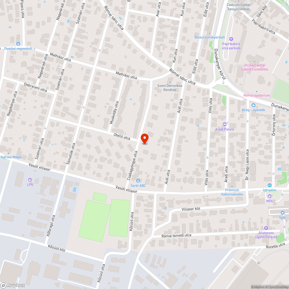 Építési törmelék a járdán bejelentés helye