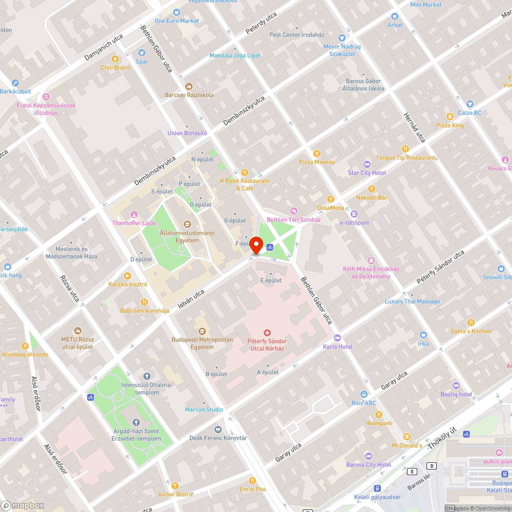 Elhagyott autó bejelentés helye