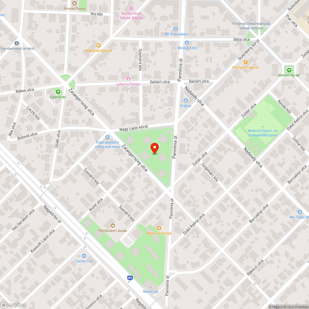 Vízelvezető árok teli falevéllel és ágakkal bejelentés helye