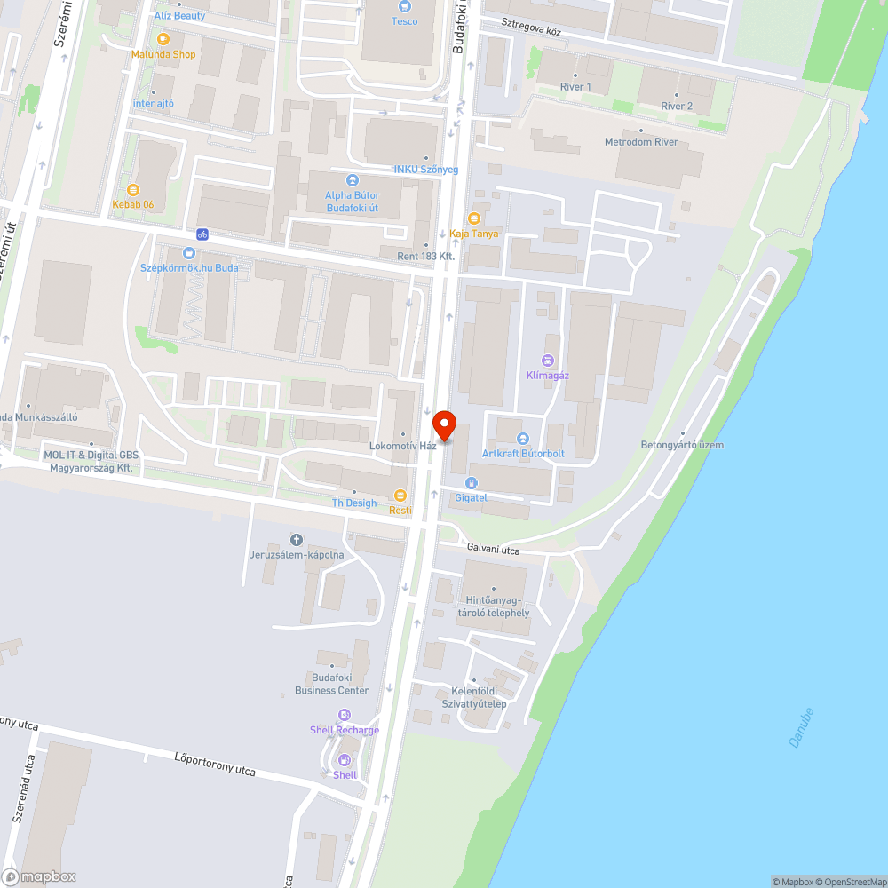 Büdös, koszos buszmegálló bejelentés helye