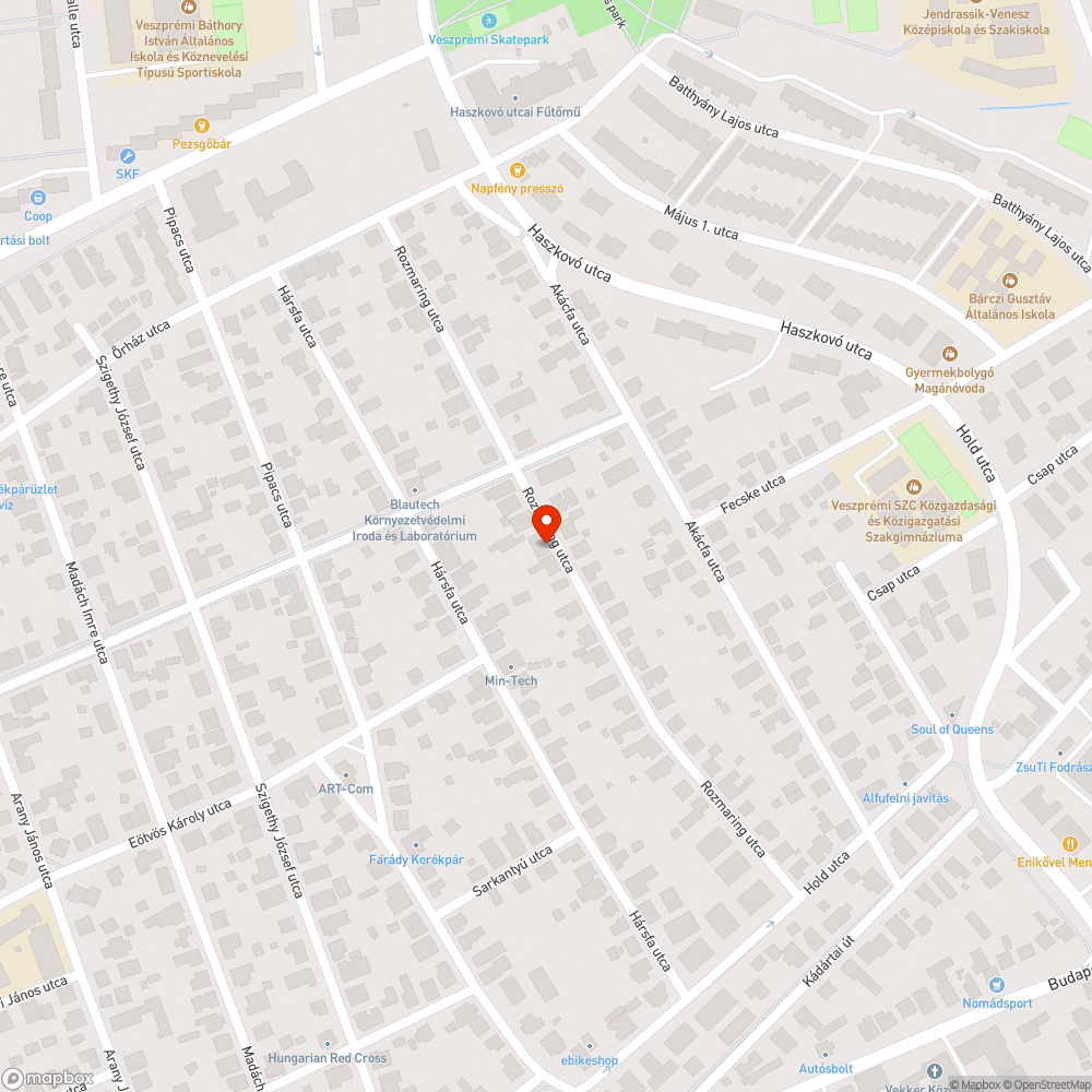 Kiégett lámpa bejelentés helye