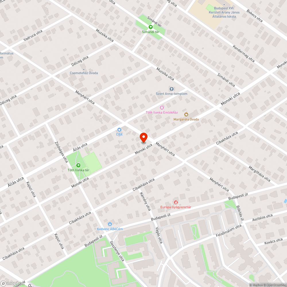 Tönkretett zöldsáv bejelentés helye