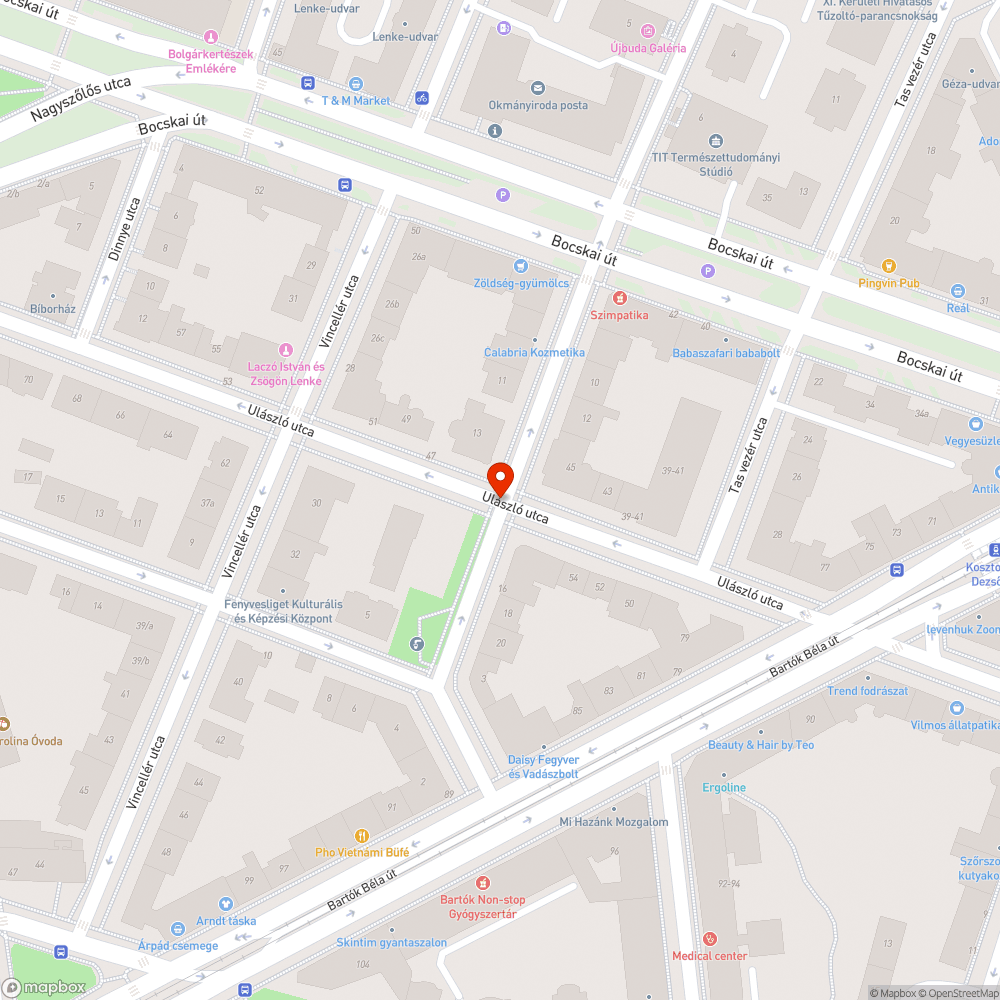 Ürítetlen szemetes bejelentés helye