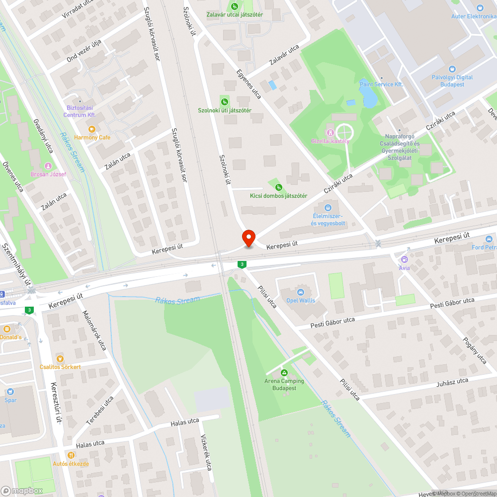 Nincs süllyesztve a kerékpárút szegélye bejelentés helye