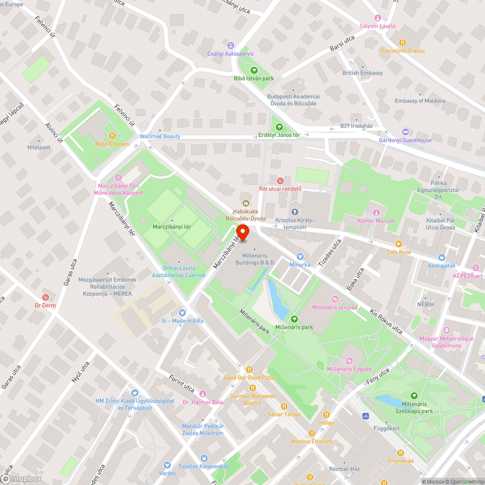 Szabálytalan várakozás a Marczibányi téren bejelentés helye