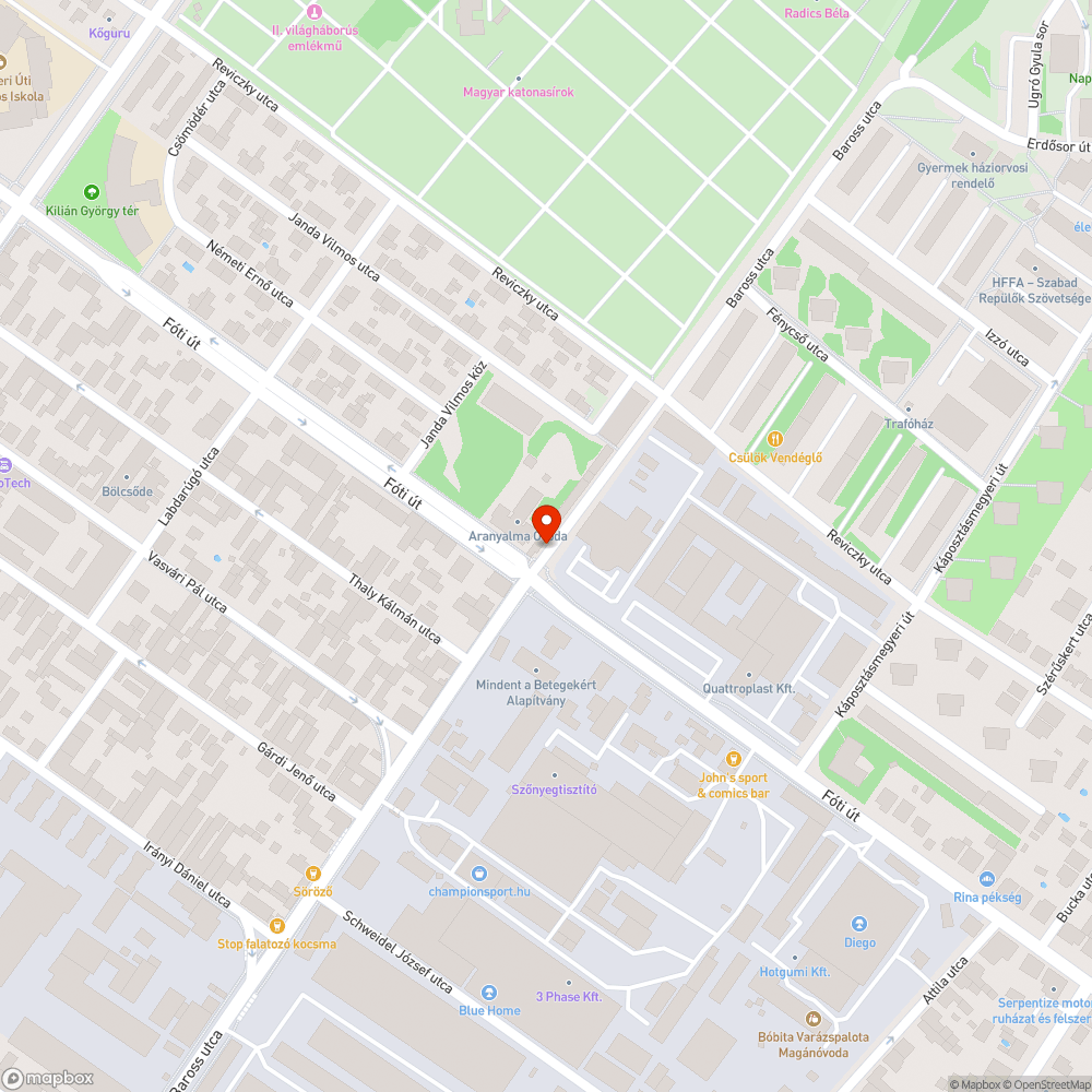 Nincs menetrend bejelentés helye