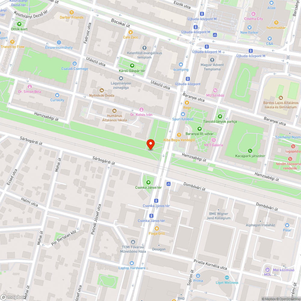 Váltakozva ki/bekapcsoló lámpa bejelentés helye