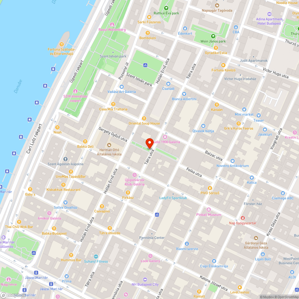 Telegrafitizett utcai elektromos doboz bejelentés helye