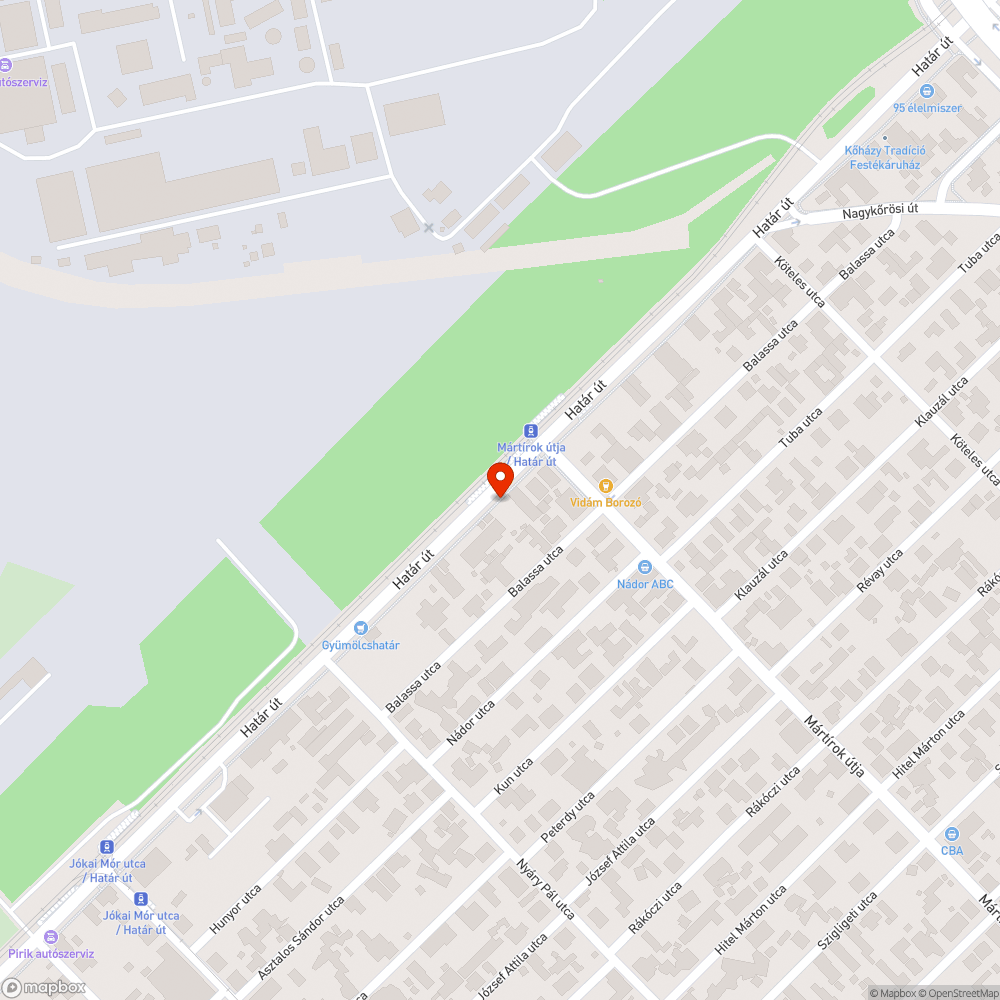 Doboz bejelentés helye