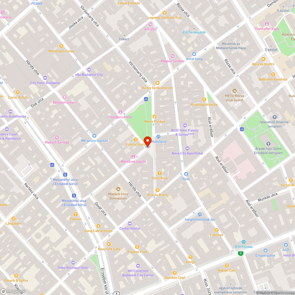 Otthagyott kő bejelentés helye