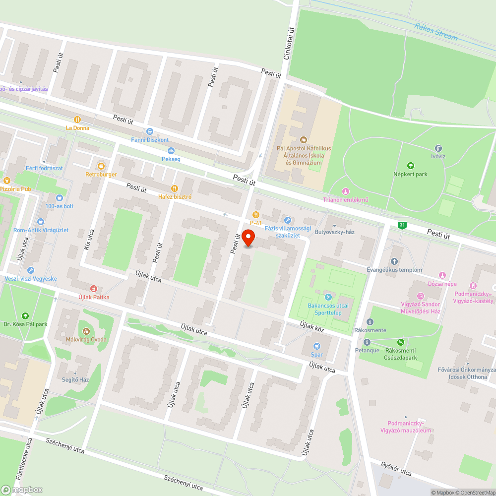 Fedetlen bejelentés helye