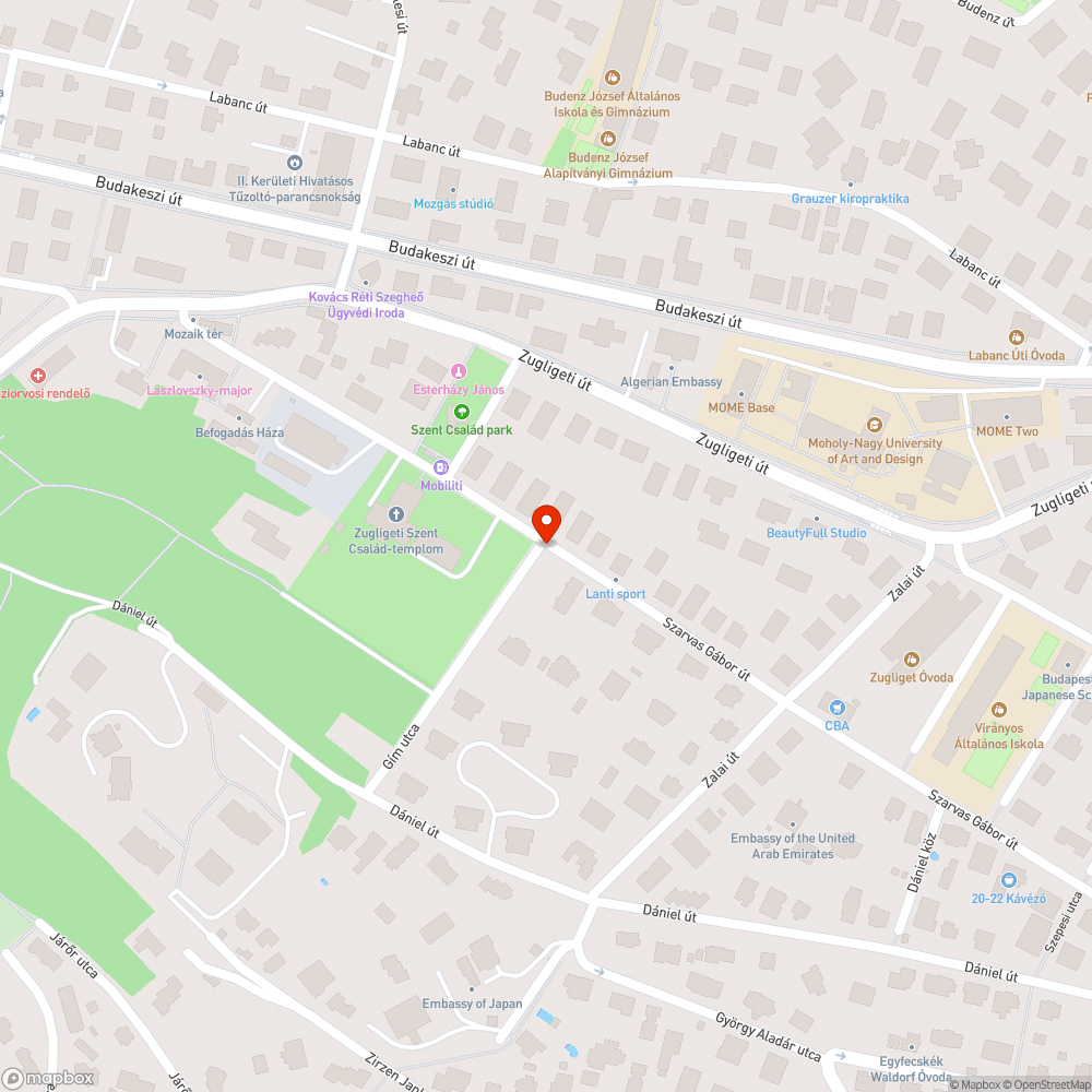 Koszos kereszteződés bejelentés helye