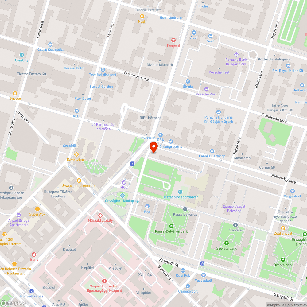 Összetört fedlap bejelentés helye