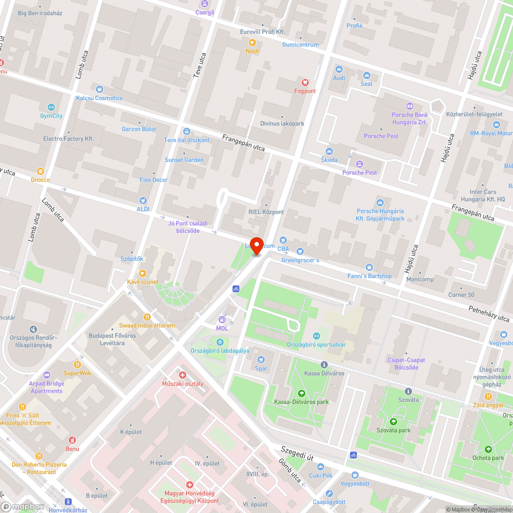 Elmaradt zebra felfestés bejelentés helye