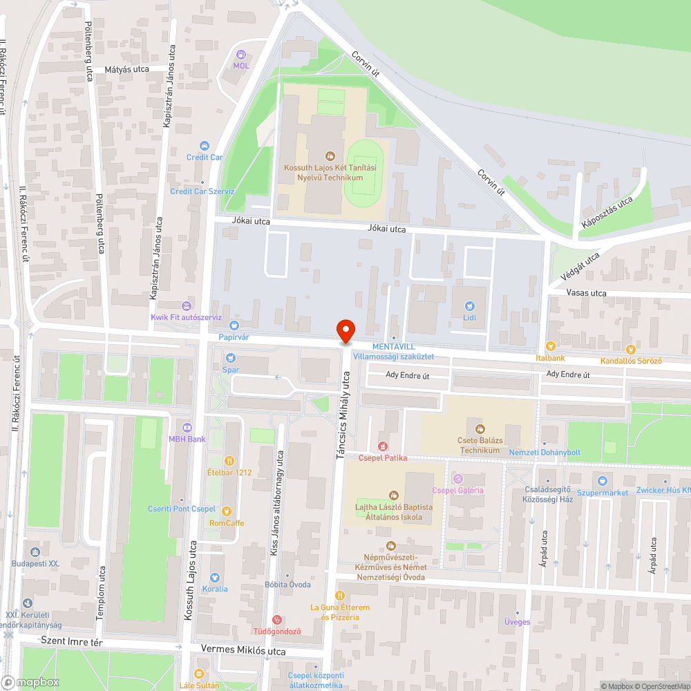 Kijött... bejelentés helye