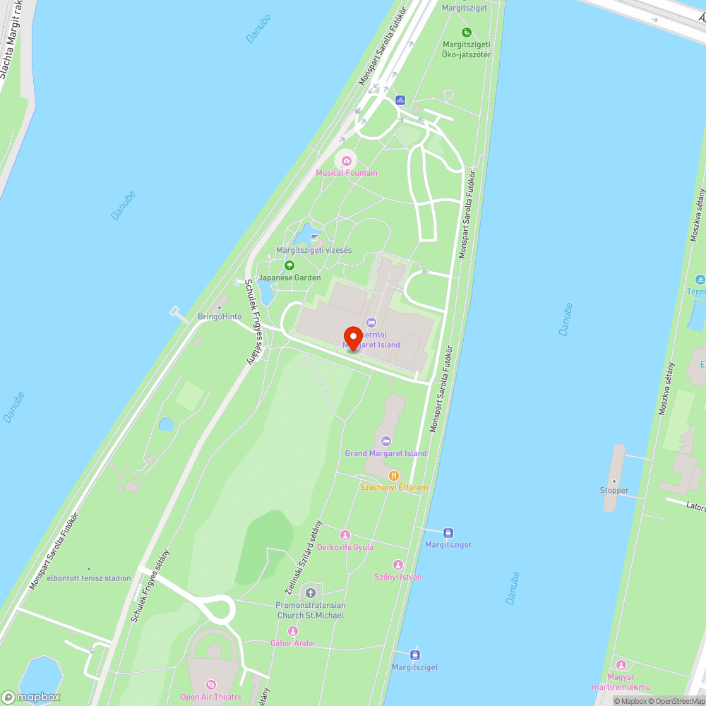 Szemét a Margit szigeten bejelentés helye