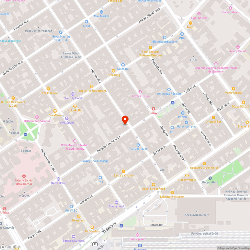 Hiányzó fa bejelentés helye