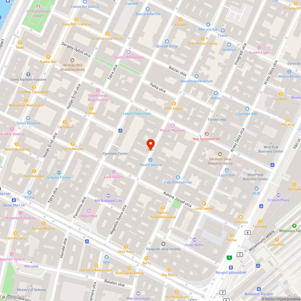 Szétgraffitizett, szemetelt, koszos műszaki doboz bejelentés helye