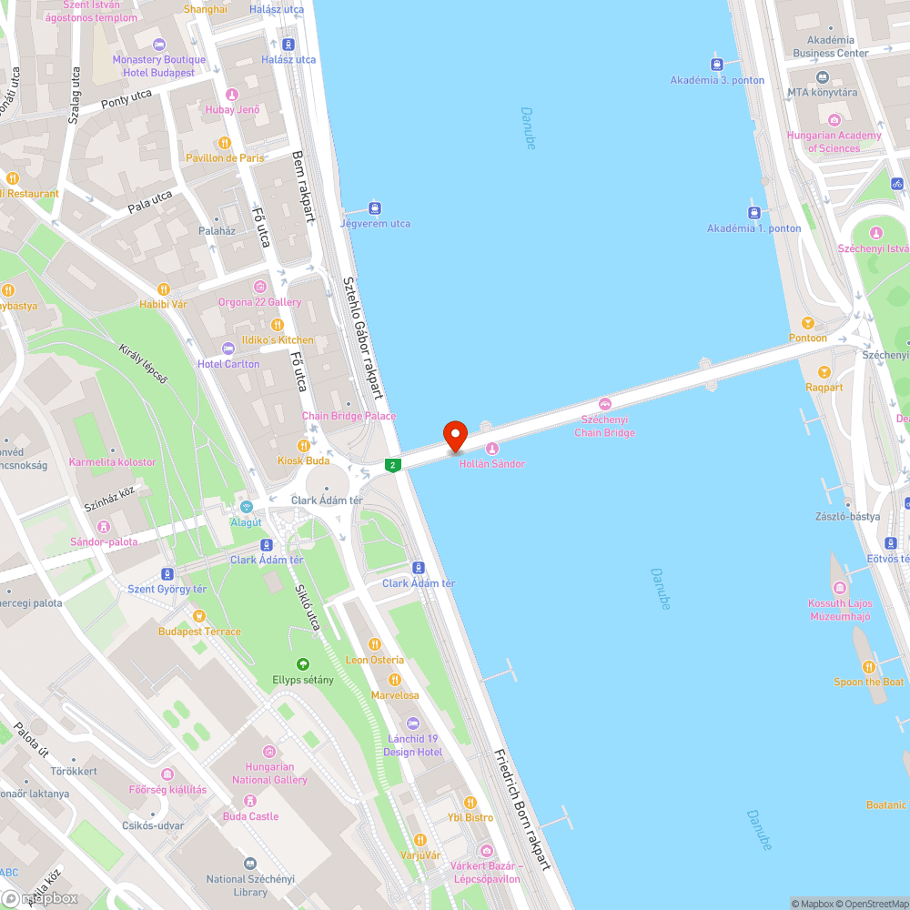 Firkás táblák a Lánchídon bejelentés helye