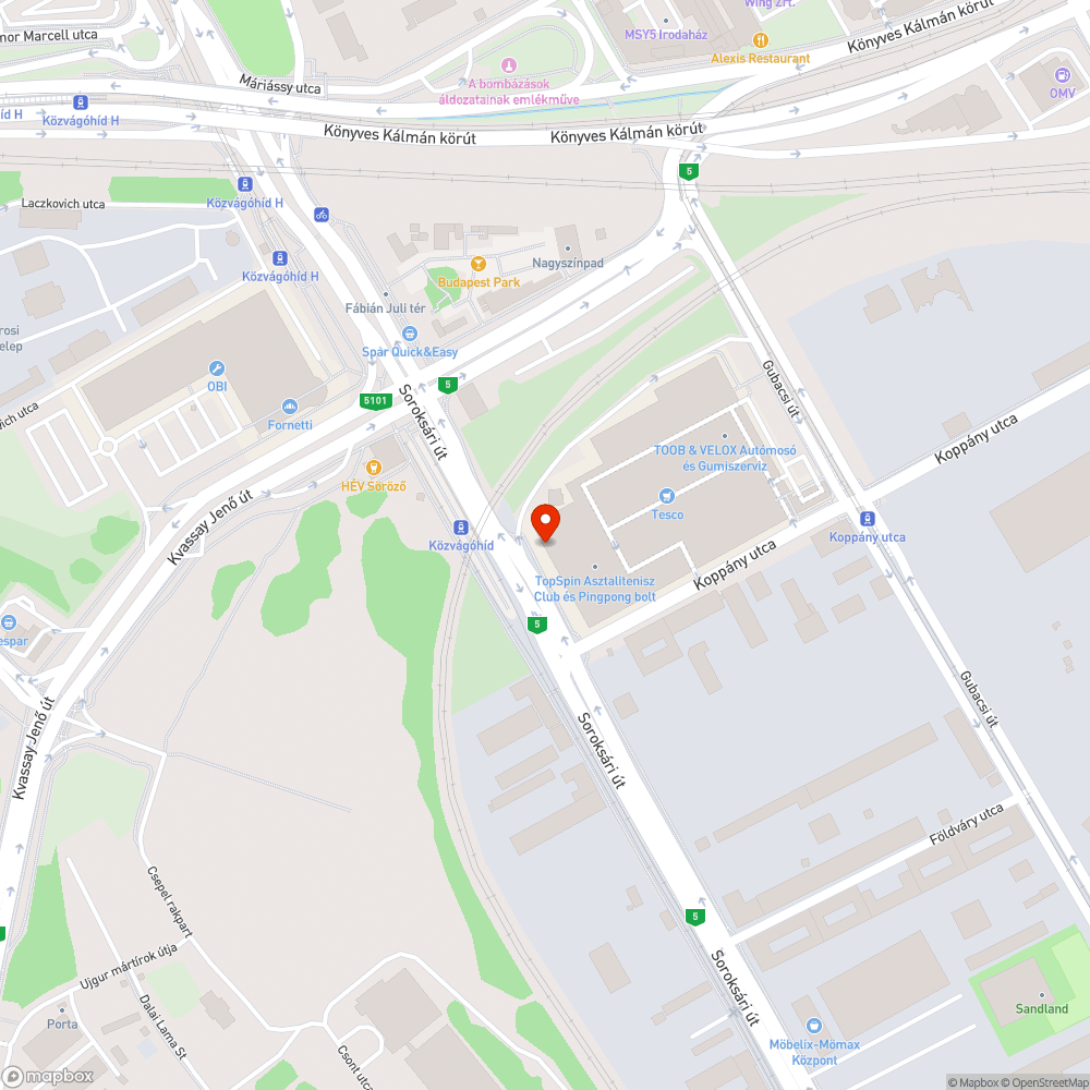 Hiányzó fa bejelentés helye