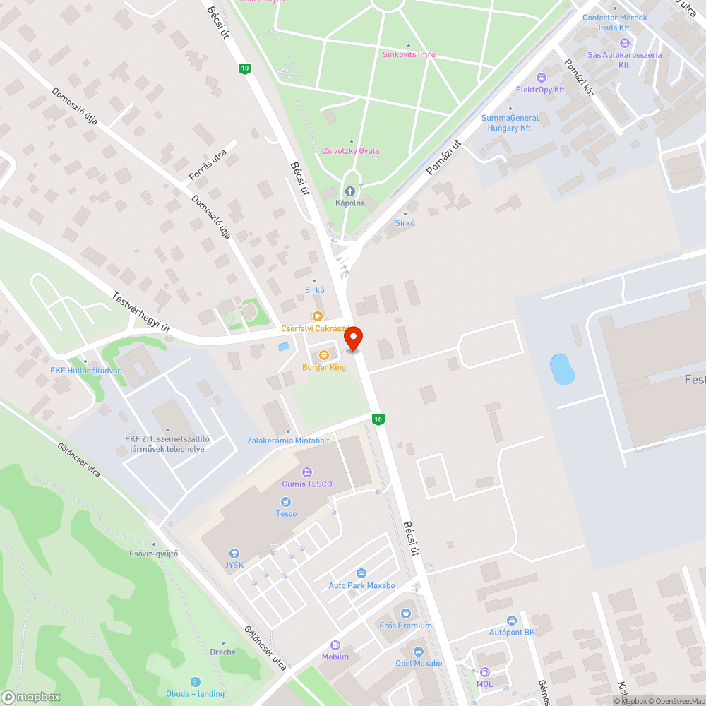 Graffitis utasváró bejelentés helye