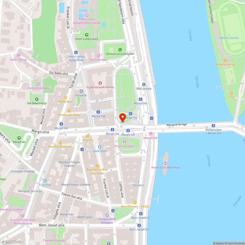 Embertelen körülmények a Margit hídnál bejelentés helye