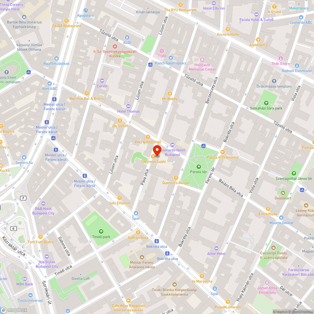 Hiányzó pollerek bejelentés helye