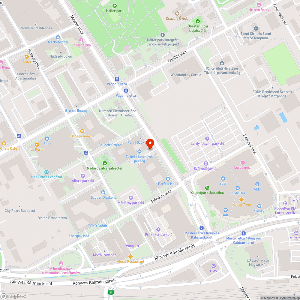 Zöldterület rendbetétele és a ráparkolás megakadályozása bejelentés helye