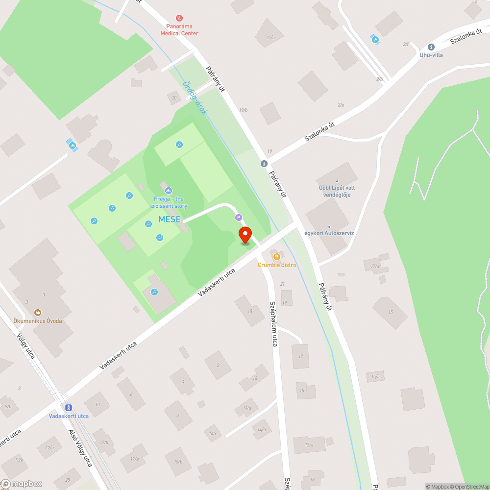 Illegális hulladék - Ördög-árok partján bejelentés helye