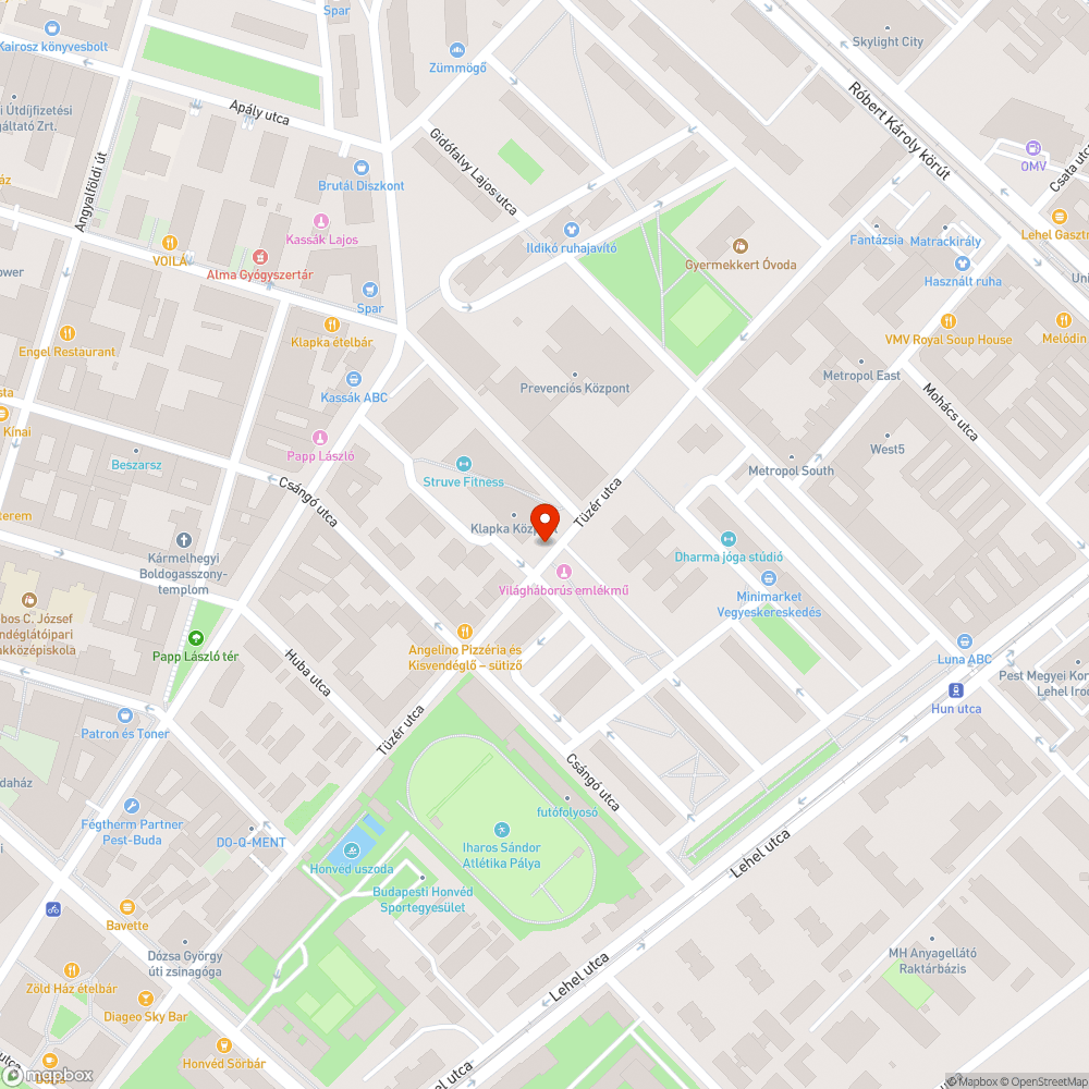 útfelfestés bejelentés helye