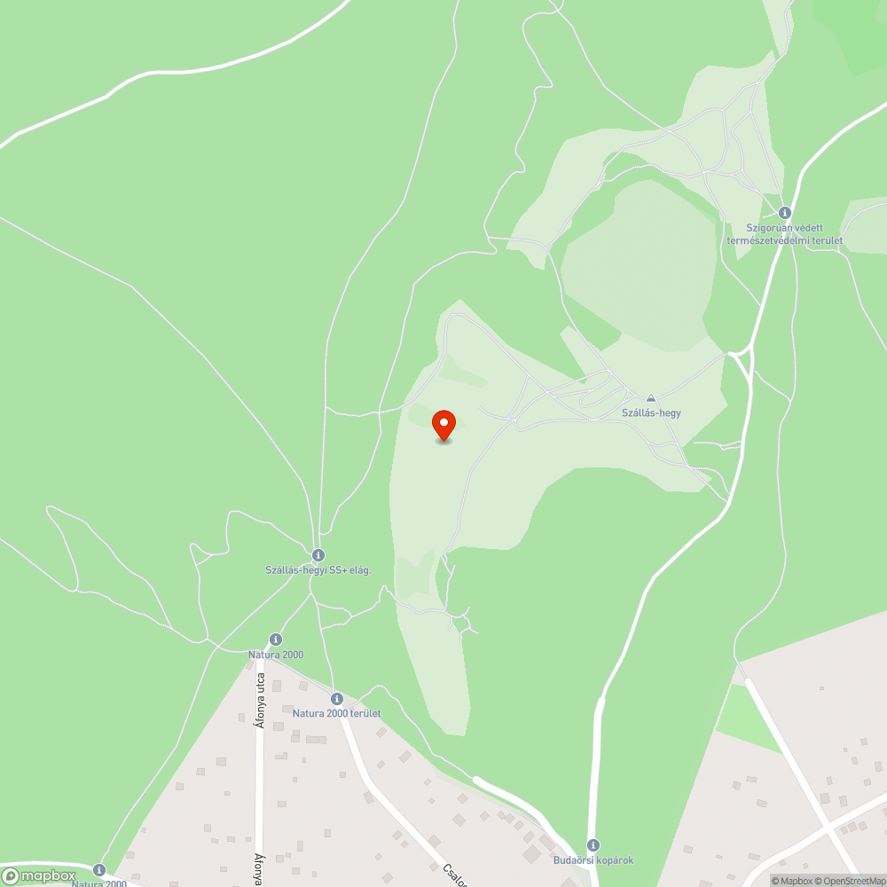 Illegális szemétkupac bejelentés helye