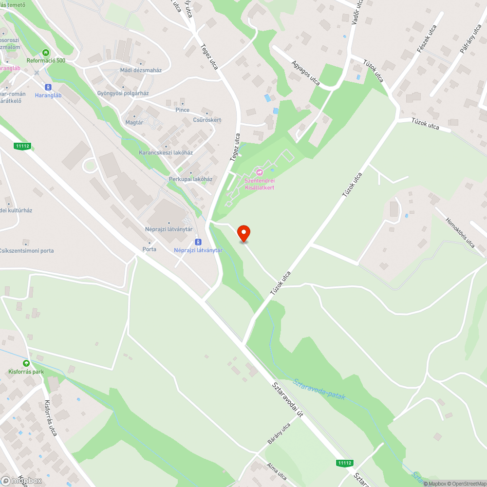 Elhagyott autó bejelentés helye