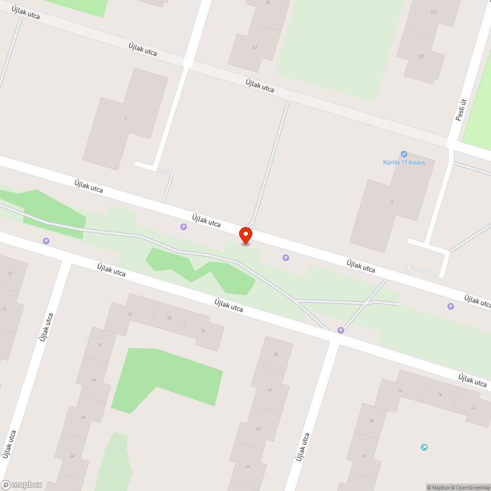 Több nagyobb kátyú bejelentés helye