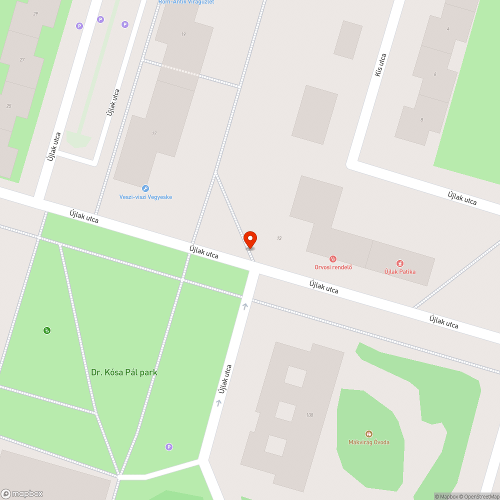 Oszlop csonk az úttest szélén bejelentés helye