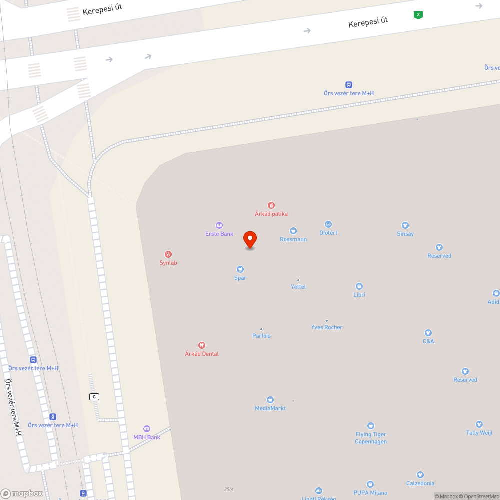 Hiányos világítás bejelentés helye