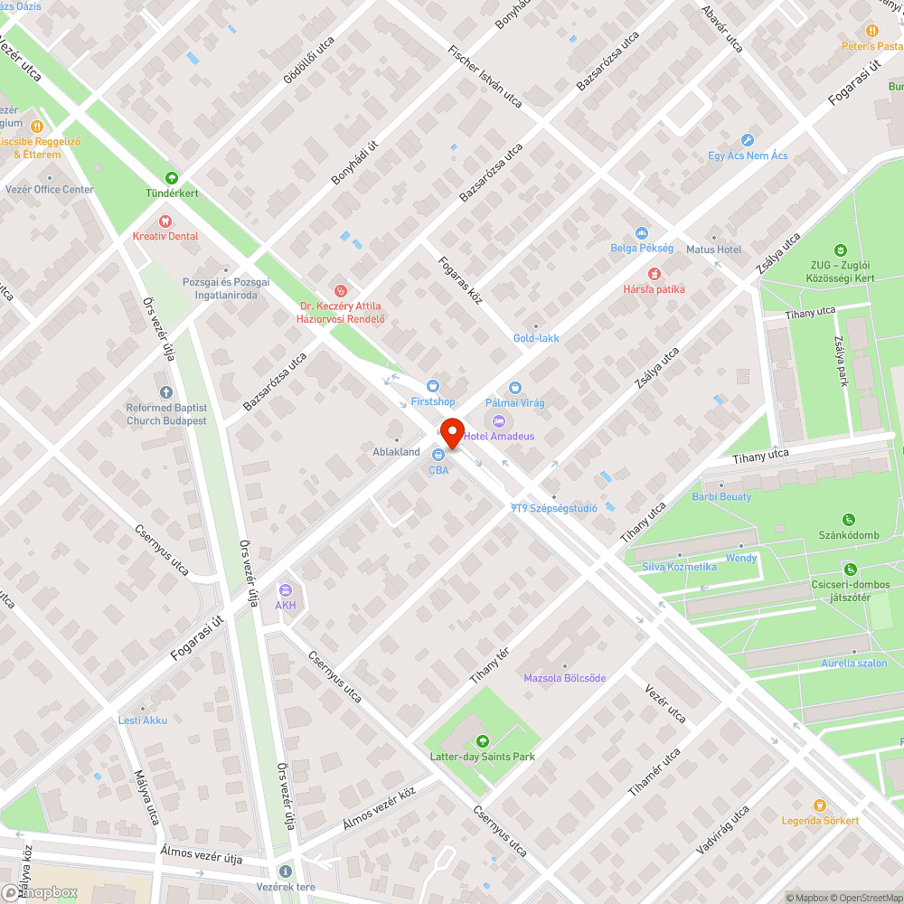 Kihasználatlan bringatároló bejelentés helye